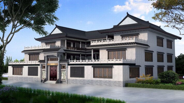 中式自建房项目案例1